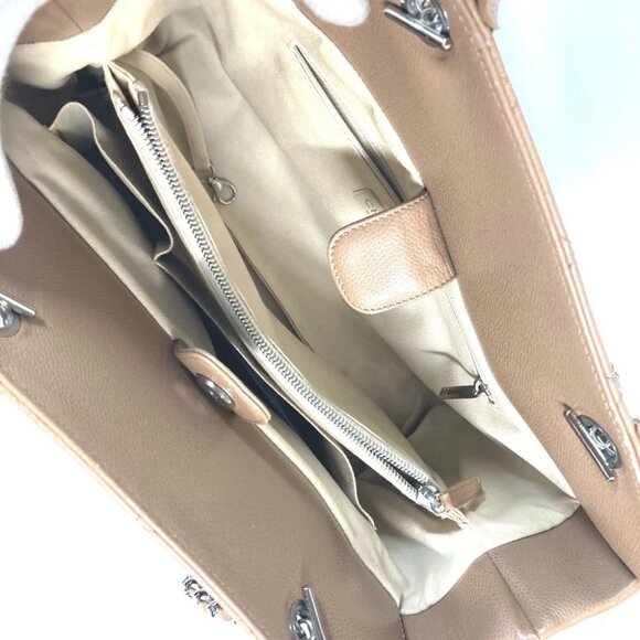 CHANEL CC CC Mark 2WAY Bag Shoulder Bag Tote Bag Caviar Leather Beige - Picture 11 of 16